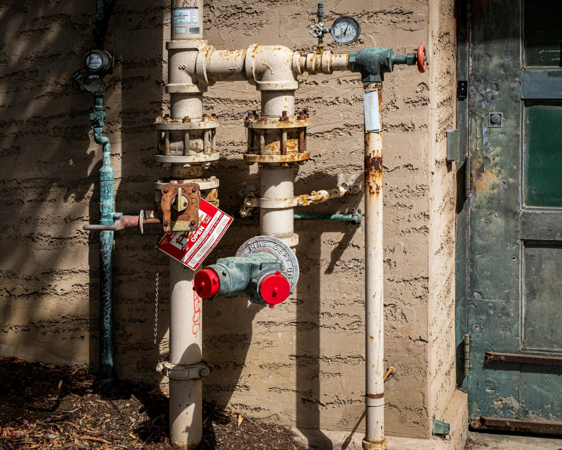 sewage pipes