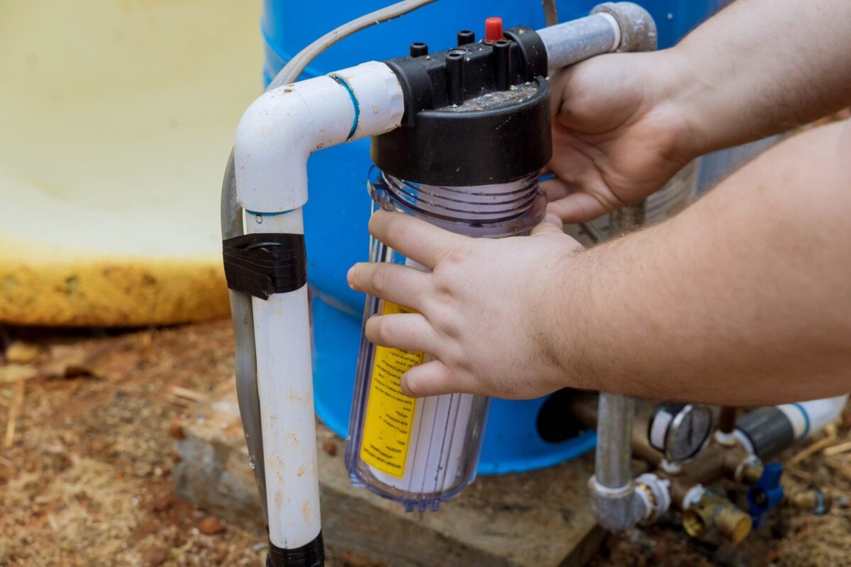 Water filter replacement is done by professionals in order to ensure that water stays clean in the outside area near the residence.